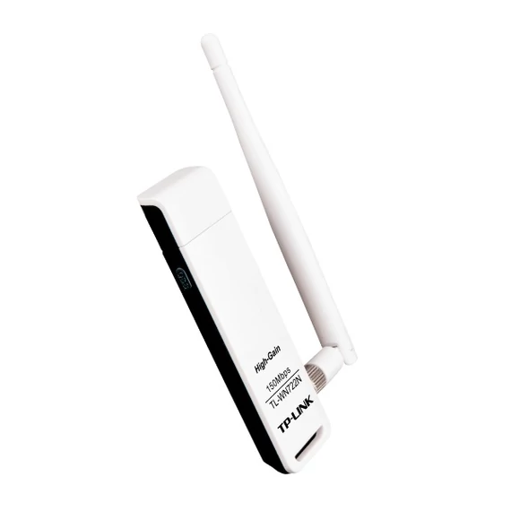 USB WiFi adapter, 150Mbps, antennával, TP-LINK "TL-WN722N"
