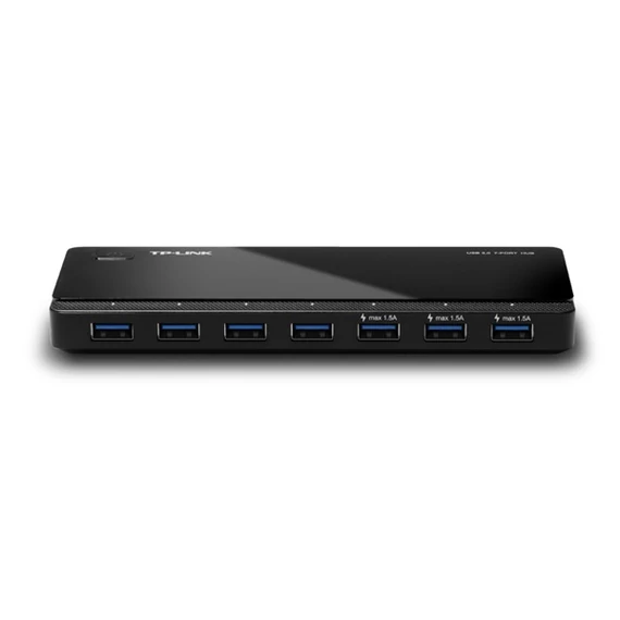 USB elosztó-HUB, 7 port, USB 3.0, 5Gbps, TP-LINK "UH700"