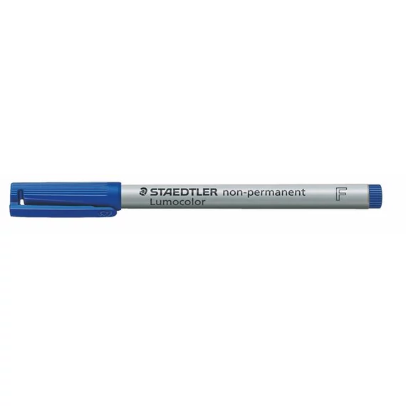 Alkoholmentes marker, OHP, 0,6 mm, STAEDTLER "Lumocolor 316 F", kék