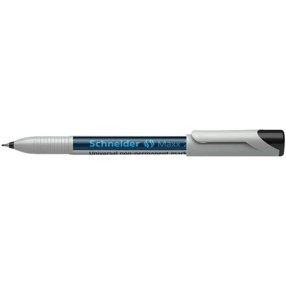 Alkoholmentes marker, OHP, 0,4 mm, SCHNEIDER "Maxx 221 S", fekete