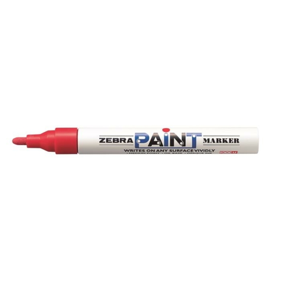 Lakkmarker, 3 mm, ZEBRA "Paint marker", piros