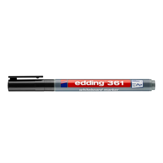 Táblamarker EDDING 361 fekete 1 mm