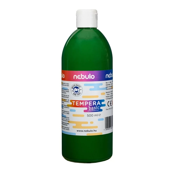 Tempera, 500 ml, NEBULO, zöld