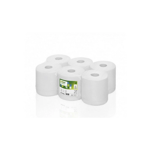 Toalettpapír 3 rétegű közületi átmérő: 19 cm recy 420 lap/tekercs 12 tekercs/karton Satino Wepa Comfort fehér