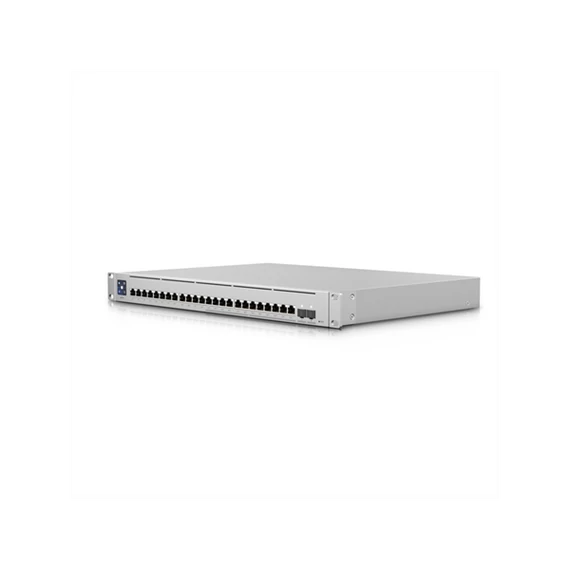 Ubiquiti UniFi USW-Enterprise-24-PoE 12x 2.5GbE Multi-Gigabit PoE LAN 12xGbE PoE LAN 2xSFP+ port L3 menedzselhető switch