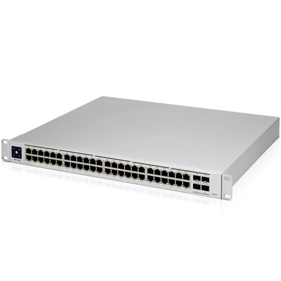 Ubiquiti UniFi USW-PRO-48-POE Gen2 48port GbE LAN 40xPoE+ 8xPoE++ 4xSFP+ port L3 menedzselhető switch