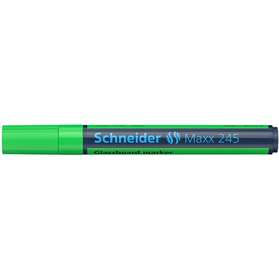 Üvegtábla marker, 1-3 mm, SCHNEIDER "Maxx 245", zöld