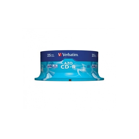 VERBATIM CDV7052B25 CD-R Crystal cake box CD lemez 25db/csomag