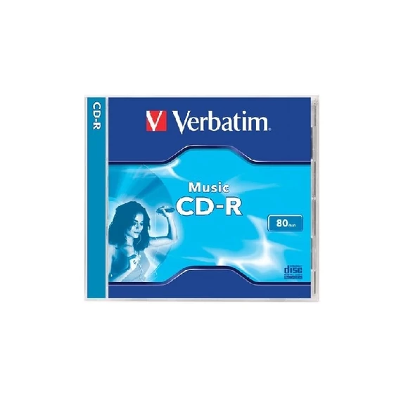 VERBATIM CDVA80L CD-R Music normál tokos CD lemez