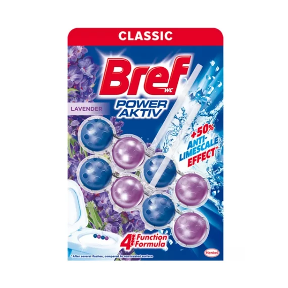 WC illatosító 2x50 g. golyós Bref Lavender Field, Power Aktiv