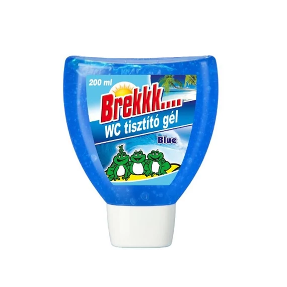 WC illatosítógél 200 ml., utántöltő, Brekk kék