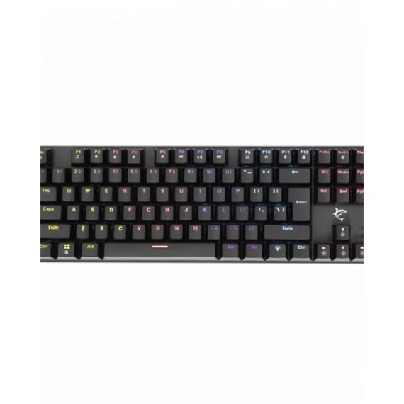 White Shark COMMANDOS GK-2106B/BL-HU fekete mechanikus magyar (blue switch) gamer billentyűzet