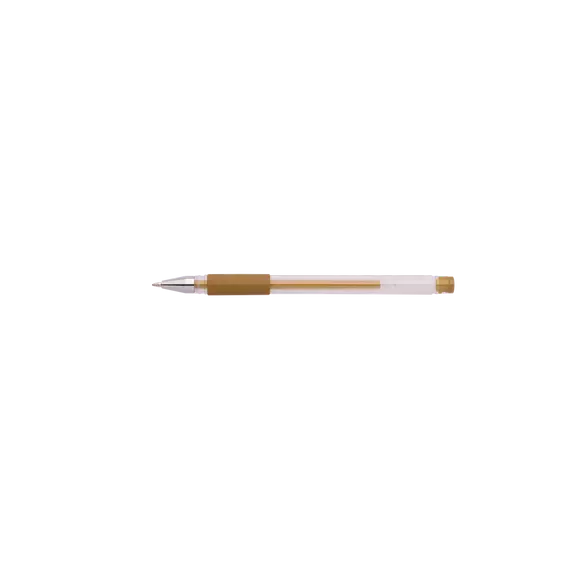 Zselés toll 0,5mm, kupakos GEL-Ico, írásszín arany