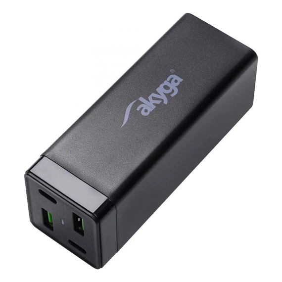 Akyga AK-CH-17 USB töltő 2x USB-A + 2x USB-C PD 5-20V / max 3.25A 65W Quick Charge