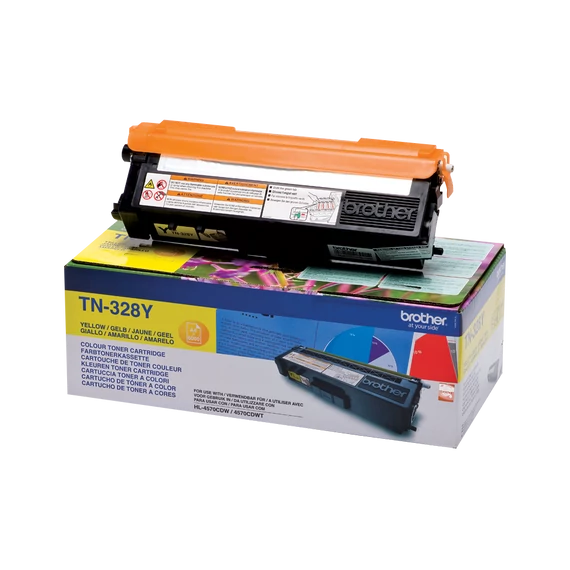 Brother TN328Y sárga toner (eredeti)