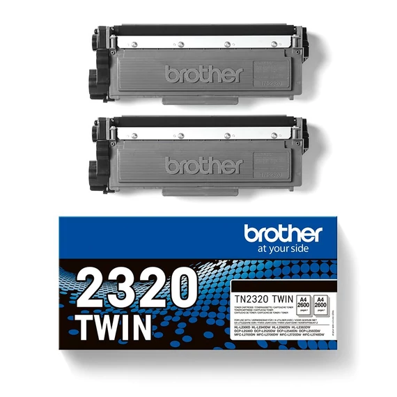 Brother TN2320TWIN fekete toner (eredeti)