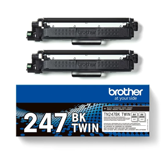 Brother TN247BKTWIN fekete toner (eredeti)