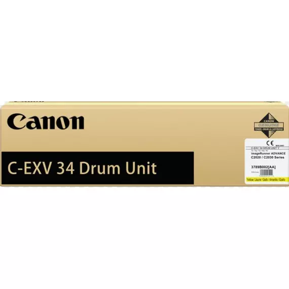 Canon C-EXV 34 Drum Yellow (eredeti) 3789B003BA