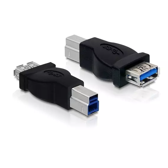 DeLock Adapter USB 3.0-B male > USB 3.0-A female