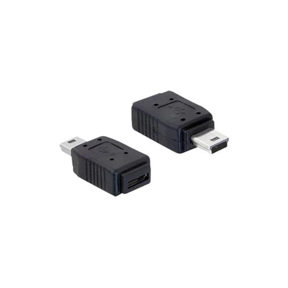 DeLock Adapter USB mini male > USB micro-A+B female