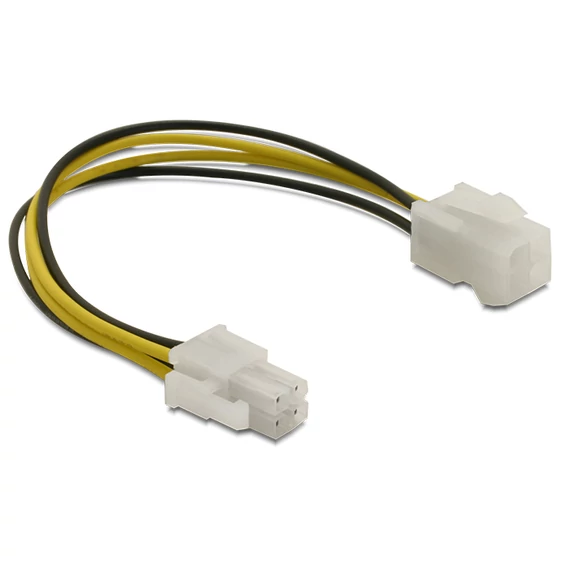 DeLock Extension cable P4 4 pin male > P4 4 pin female 15cm