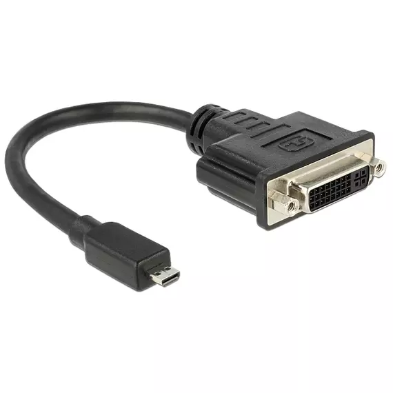 DeLock HDMI Micro-D Stecker > DVI-I (Dual Link) Buchse 20cm Adapter