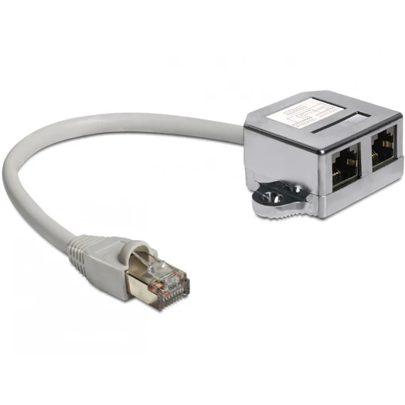 DeLock RJ45 Port duplázó (1 x RJ45 dugó > 2 x RJ45 jack (2 x Ethernet)