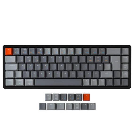 Keychron K6 RGB Bluetooth angol Hot-swap Gateron Brown billentyűzet