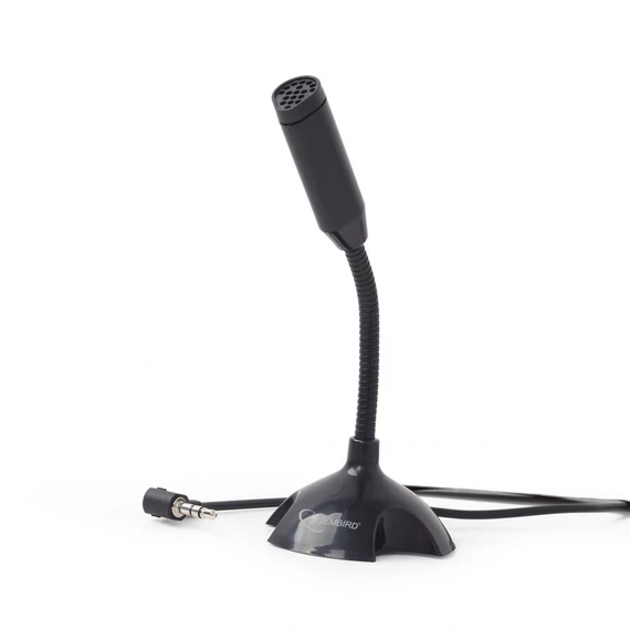 GEMBIRD MIC-D-02 asztali mikrofon, fekete