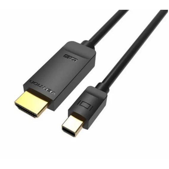 KÁBEL mini DisplayPort -> HDMI ,(fekete), 1,5m, Vention