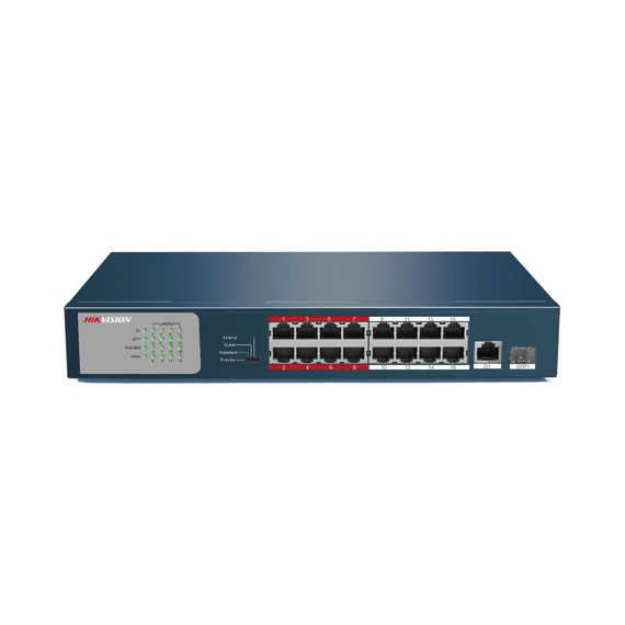 Hikvision DS-3E0318P-E/M 16 Port Fast Ethernet Unmanaged PoE Switch