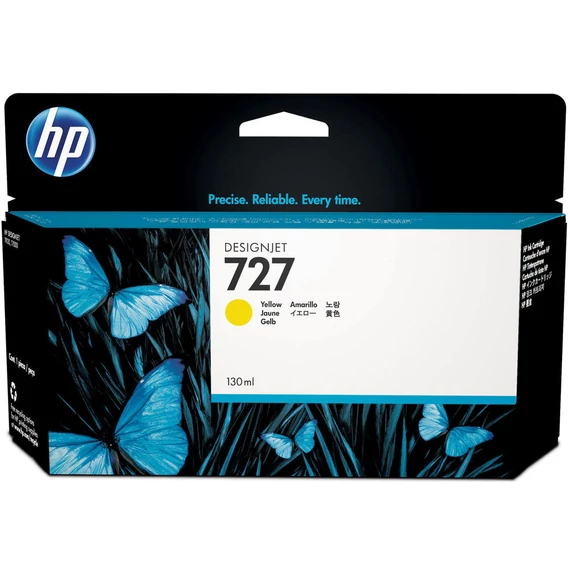 HP B3P21A (727) Yellow tintapatron (eredeti)