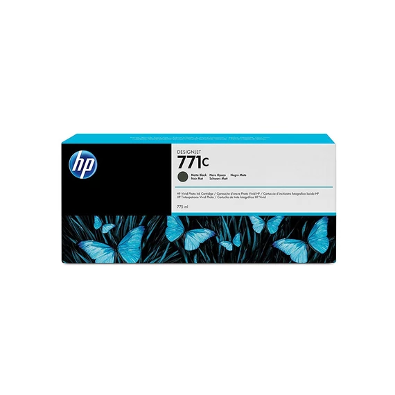 HP B6Y07A (711C) Matte Black tintapatron (eredeti)