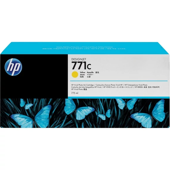 HP B6Y10A (711C) Yellow tintapatron (eredeti)