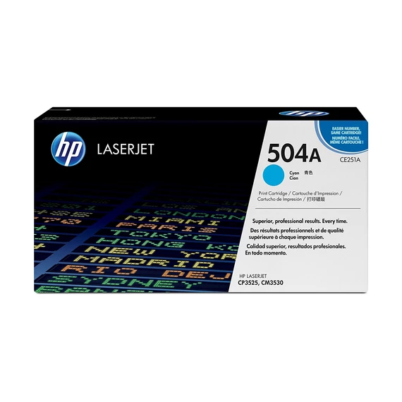 HP CE251A No.504A cyan toner (eredeti)