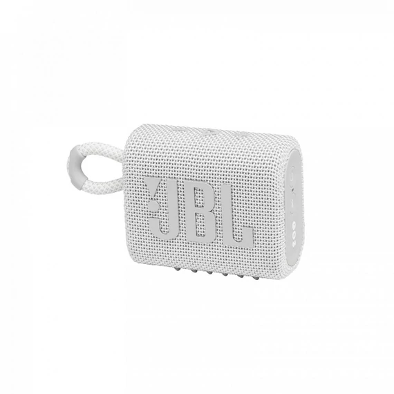 JBL Go 3 Bluetooth Portable Waterproof Speaker White