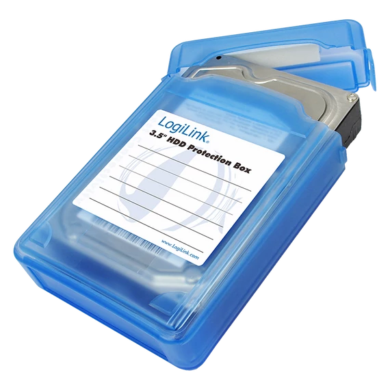 Logilink HDD Protection Box for 3,5" Blue