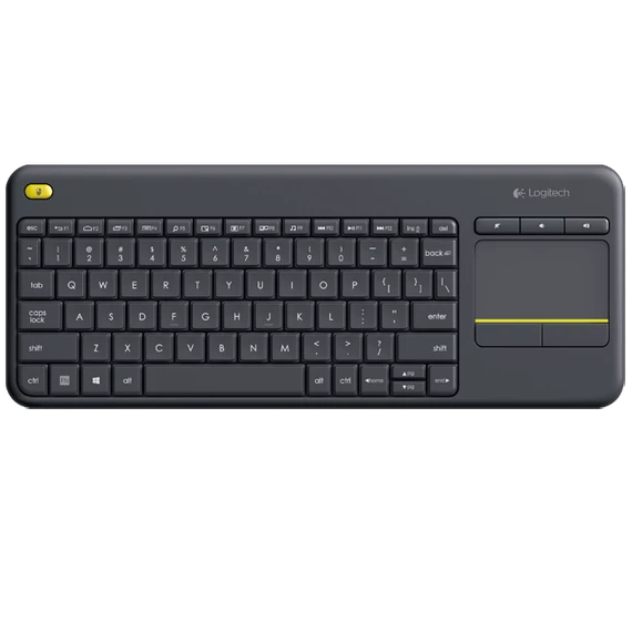 Logitech K400 Plus Wireless Touch Keyboard Black US