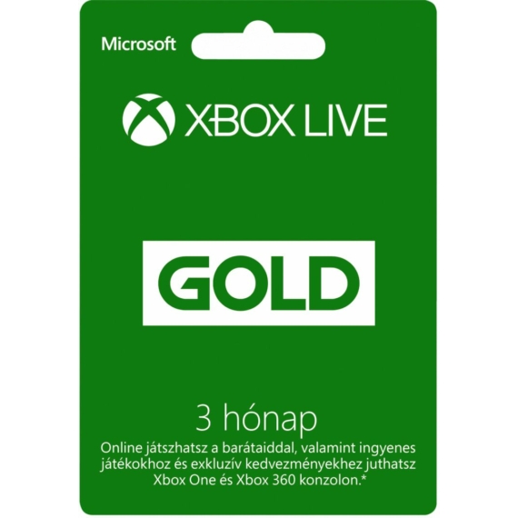 Microsoft Xbox Live Gold 3 Month Membership ESD