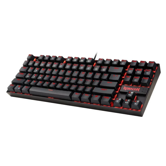 Redragon Kumara 2 Red LED Backlit Blue Mechanical Gaming Keyboard Black HU