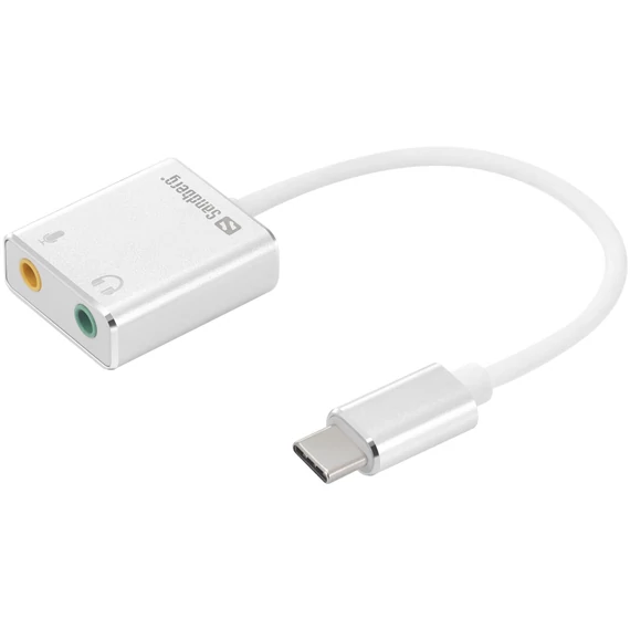 Sandberg USB-C to Sound Link Hangkártya