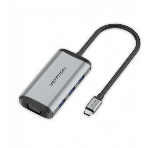DOKKOLÓ USB-C -> HDMI/VGA/USB/PD, Vention