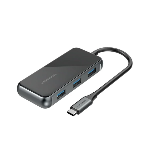 DOKKOLÓ USB-C -> HDMI/USB3.0*3/PD, Vention