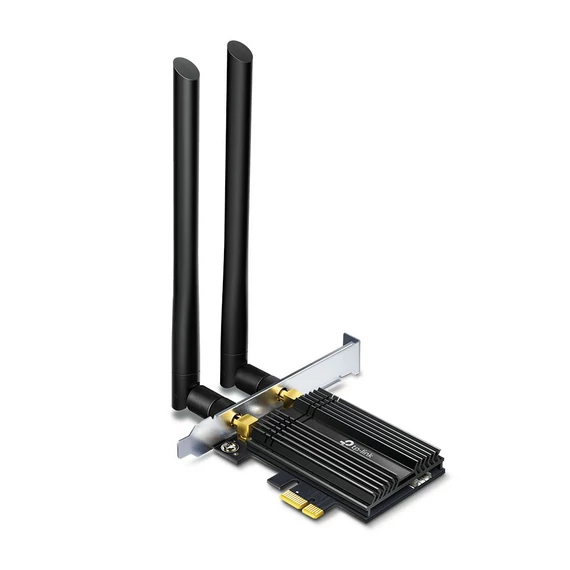 TP-Link Hálózati adapter WiFi AX3000 - Archer TX50E (PCI-E; 574Mbps 2.4Ghz + 2402Mbps 5Ghz; Bluetooth 5.0; Wifi6)