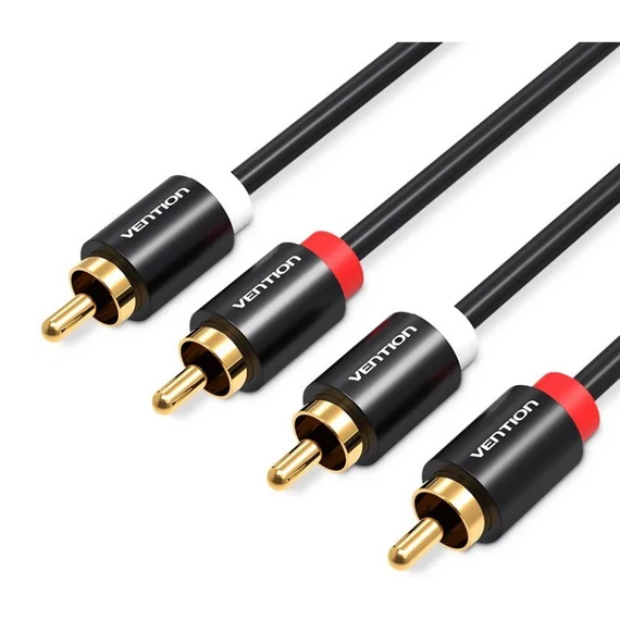 KÁBEL 2*RCA/M -> 2*RCA/M , 1m, Vention