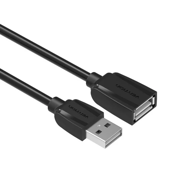 KÁBEL USB-A 2.0/M -> USB-A 2.0/F 1,5m, (hossz,PVC), Vention