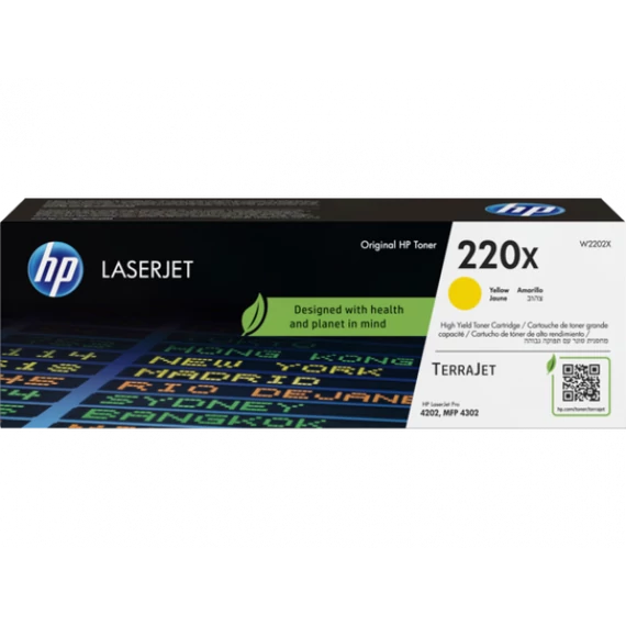 HP W2202X Toner Yellow 5,5k No.220X /o/
