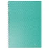 Spirálfüzet, A5, kockás, 80 lap, ESSELTE "Colour`Breeze", zöld