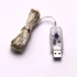 Iris 8 programos 10m/távirányítós/meleg fehér/100db LED-es/USB-s fénydekoráció