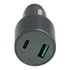 AVAX CC663B CARLY+ 63W Autós töltő USB A (QC)+Type C (PD), fekete